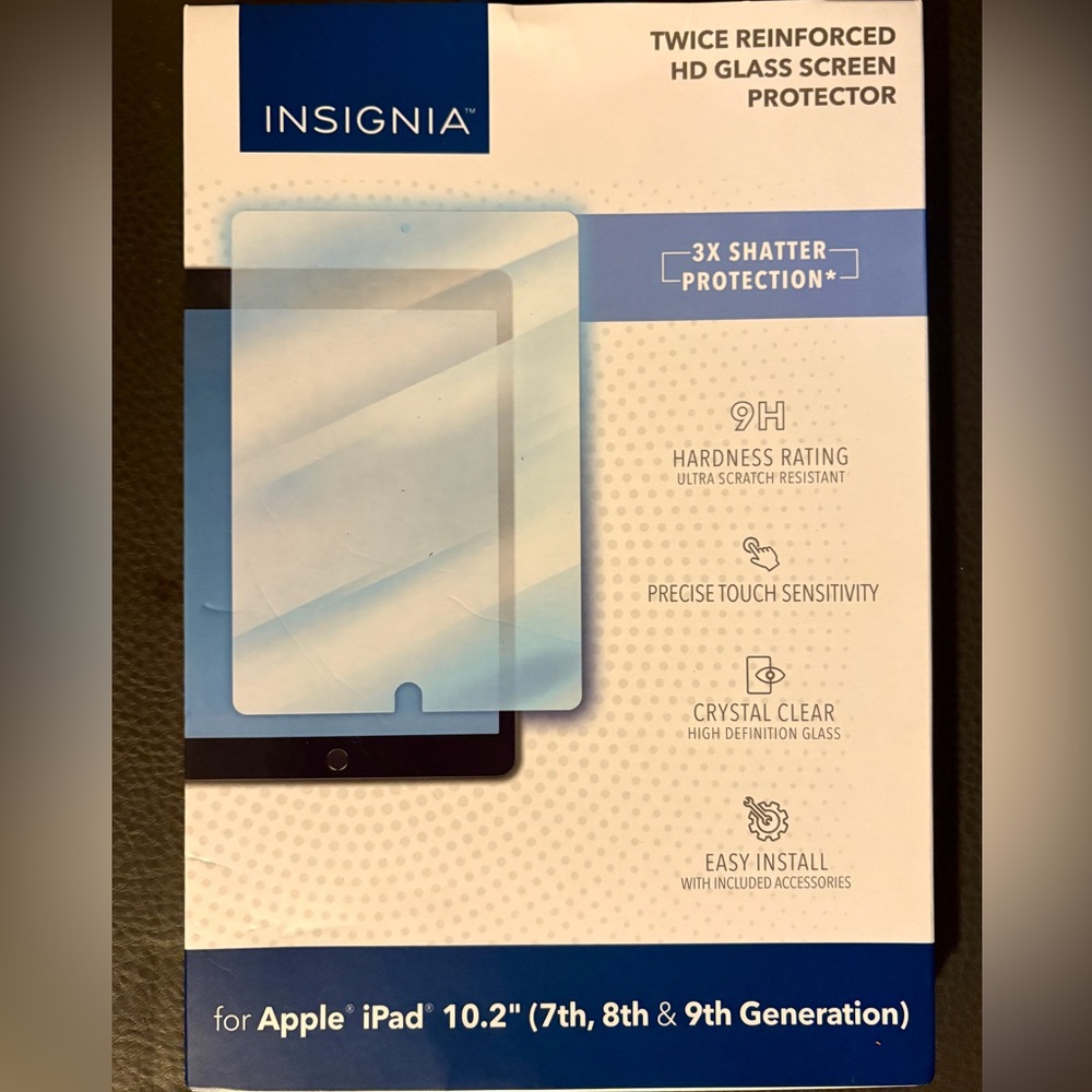 Insignia Twice Reinforced Screen Protector (for iPad Gen 7, 8, & 9)